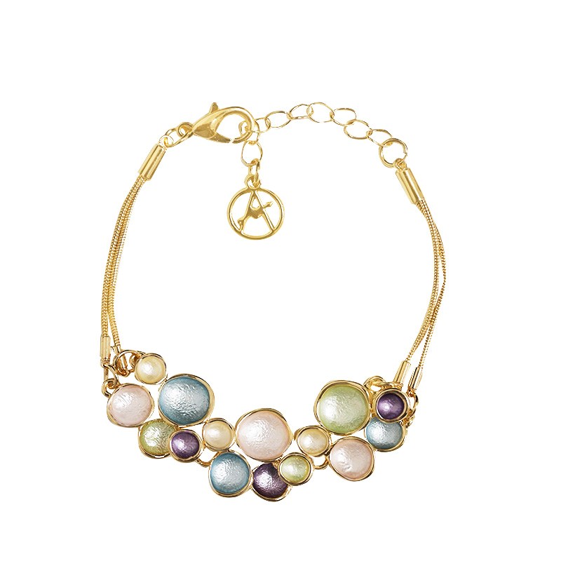 BRACCIALE CON BOLLICINE SMALTATE - SW2564B63