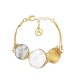 BRACCIALE CON TRE TONDI SMALTATI - SW2564B64