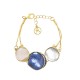 BRACCIALE CON TRE TONDI SMALTATI - SW2564B64
