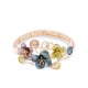 BRACCIALE ELASTICO CON FIORI SMALTATI - SW25704B50