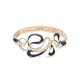 BRACCIALE ELASTICO CON ONDE SMALTATE - SW25704B51