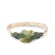 BRACCIALE ELASTICO CON FOGLIE SMALTATE - SW25704B52 BRACCIALE ELASTICO CON FOGLIE SMALTATE - SW25704B52
