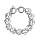 BRACCIALE A CATENA CON MAGLIE OVALI RITORTE - SW2580C506