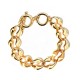 BRACCIALE A CATENA CON MAGLIE OVALI RITORTE - SW2580C506