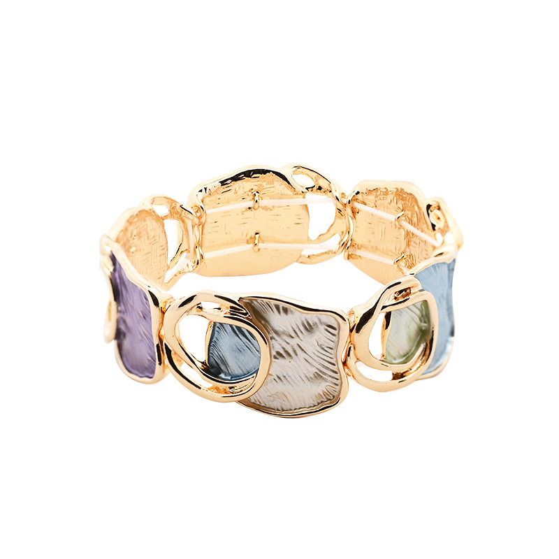 BRACCIALE ELASTICO SMALTATO GEOMETRICO IRREGOLARE - SW2588B61