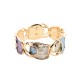 BRACCIALE ELASTICO SMALTATO GEOMETRICO IRREGOLARE - SW2588B61