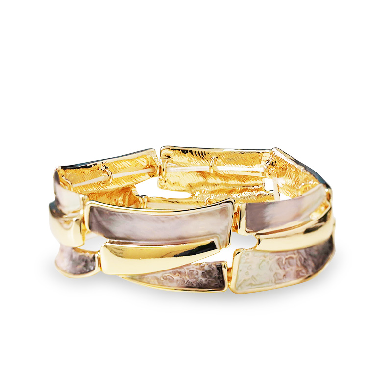 BRACCIALE ELASTICO GEOMETRICO SMALTATO - SW2588C426