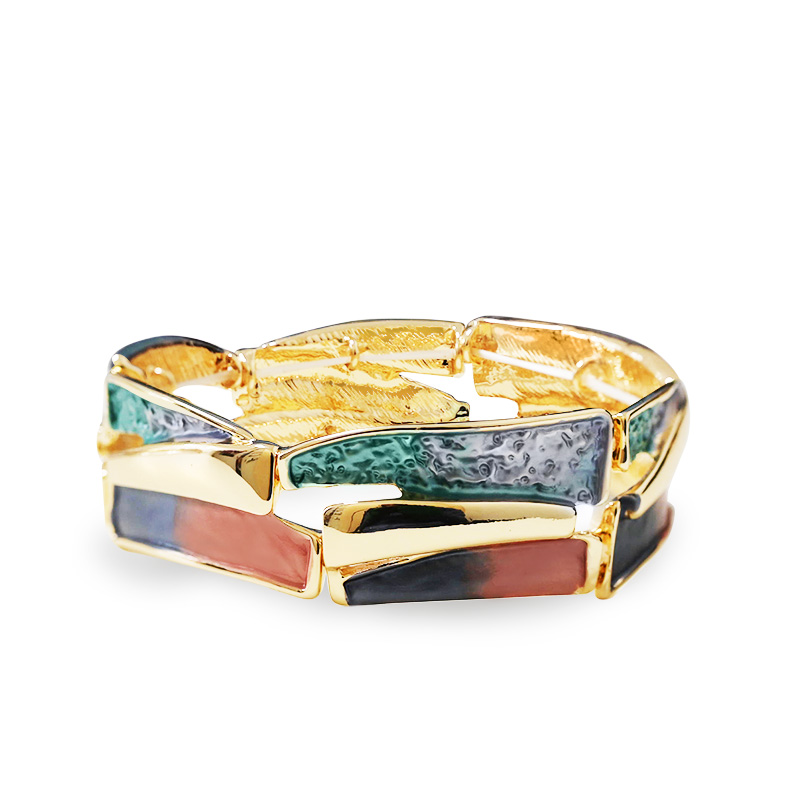 BRACCIALE ELASTICO GEOMETRICO SMALTATO - SW2588C426