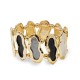 BRACCIALE ELASTICO CON FORME ORGANICHE SMALTATE - SW2588C449