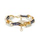 BRACCIALE A CATENA CON MAGLIE SMALTATE - SW2588C456