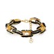 BRACCIALE A CATENA CON MAGLIE SMALTATE - SW2588C456