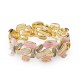 BRACCIALE ELASTICO SMALTATO A MOSAICO IRREGOLARE - SW2588C457