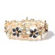 BRACCIALE ELASTICO FIORI SMALTATI - SW2588C460