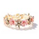 BRACCIALE ELASTICO FIORI SMALTATI - SW2588C460
