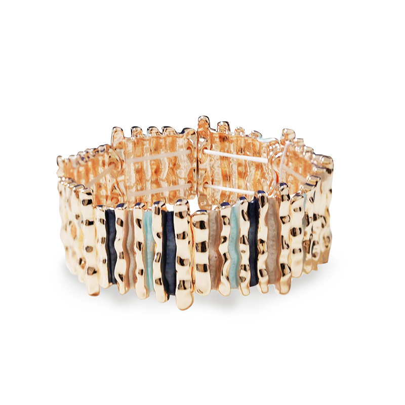 BRACCIALE ELASTICO CON EFFETTO CORTECCIA SMALTATA - SW2588C467