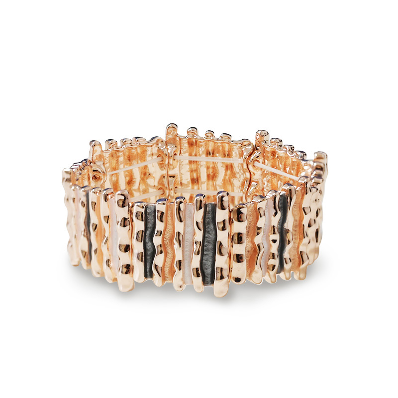 BRACCIALE ELASTICO CON EFFETTO CORTECCIA SMALTATA - SW2588C467