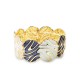 BRACCIALE ELASTICO SMALTATO CON MOTIVO ASTRATTO - SW2588C469