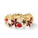 BRACCIALE ELASTICO FIORI E FARFALLE SMALTATI - SW2688C773