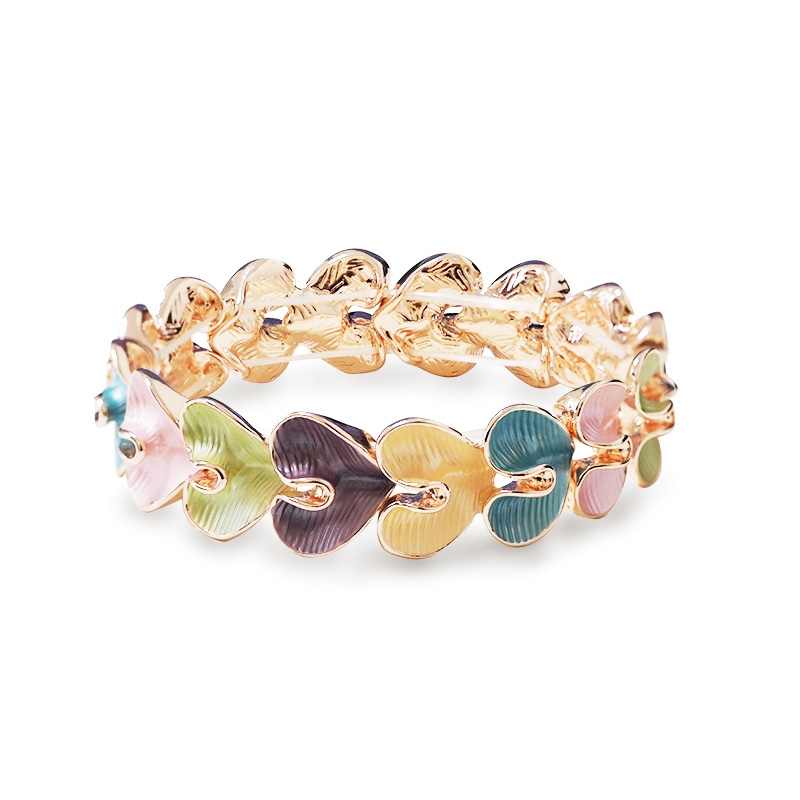 BRACCIALE ELASTICO CUORE SMALTATO - SW2688C774