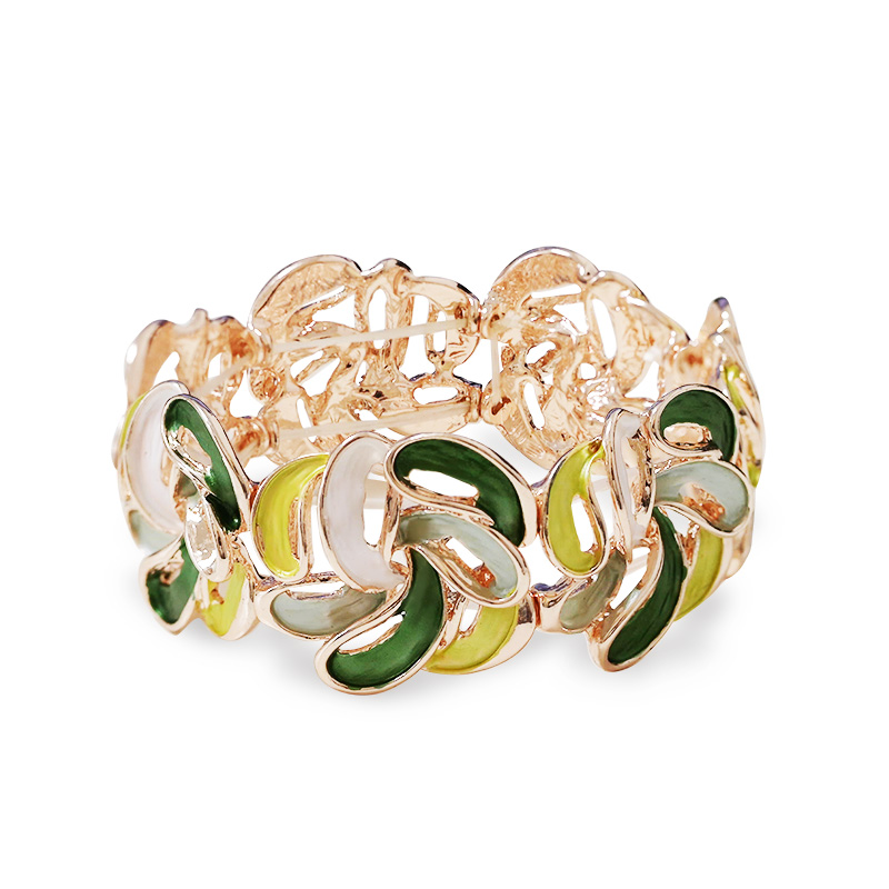 BRACCIALE ELASTICO PETALI SMALTATI - SW2688C775