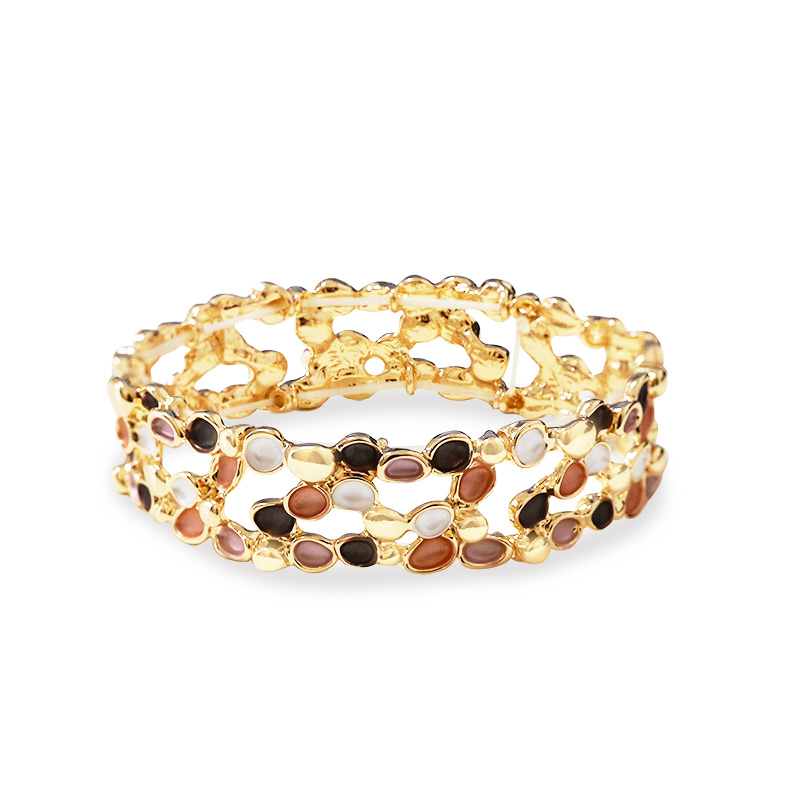 BRACCIALE ELASTICO A MOSAICO SMALTATO - SW2688C776