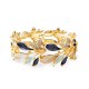BRACCIALE ELASTICO FOGLIE SMALTATE - SW2688C777
