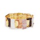 BRACCIALE ELASTICO A PLACCHE SMALTATE - SW2688C780