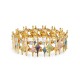 BRACCIALE ELASTICO CON STELLE SMALTATE A QUATTRO PUNTE - SW2688C781