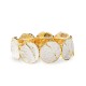 BRACCIALE ELASTICO CON DISCHI SMALTATI EFFETTO MARTELLATO - SW2688C805