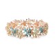 BRACCIALE ELASTICO MARINO CORALLO SMALTATO - SW2688C812