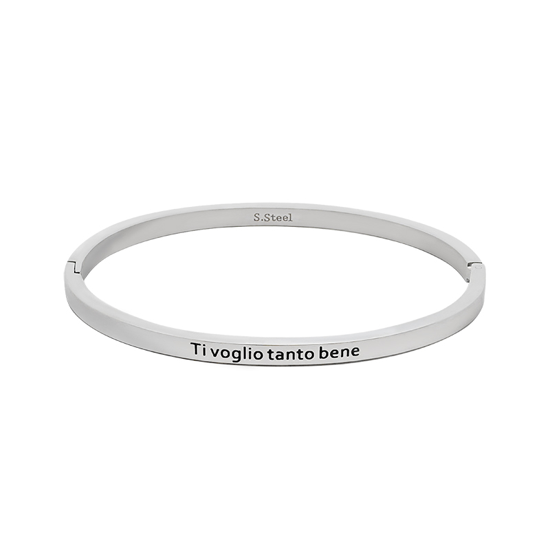 BRACCIALE RIGIDO INCISO CON FRASE - WND2071764A61