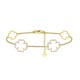 BRACCIALE 4 QUADRIFOGLI IN STRASS - YC25108B386 BRACCIALE 4 QUADRIFOGLI IN STRASS - YC25108B386