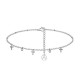 BRACCIALE CON CROCI PENDENTI IN ZIRCONE - YC25624B253