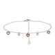 BRACCIALE CON CUORI PENDENTI IN ZIRCONE - YC25624B255