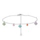 BRACCIALE CON QUADRIFOGLI PENDENTI IN ZIRCONE - YC25624B257