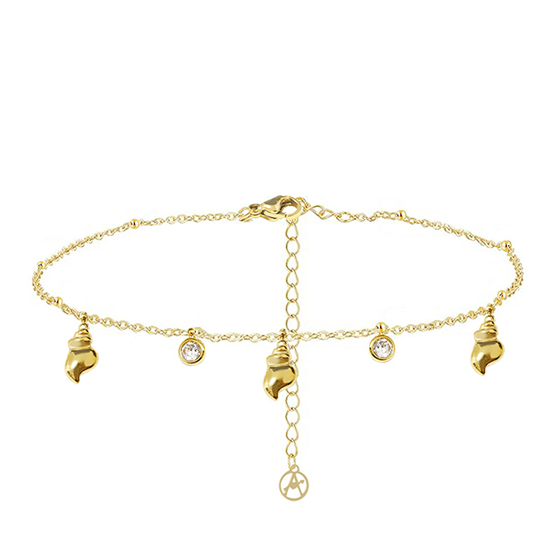 BRACCIALE CON PENDENTI MARINI IN ZIRCONE - YC25624B345/48/54 BRACCIALE CON PENDENTI MARINI IN ZIRCONE - YC25624B345/48/54