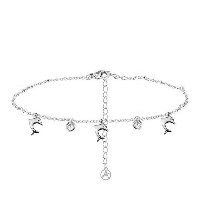 BRACCIALE CON PENDENTI MARINI IN ZIRCONE - YC25624B345/48/54 BRACCIALE CON PENDENTI MARINI IN ZIRCONE - YC25624B345/48/54