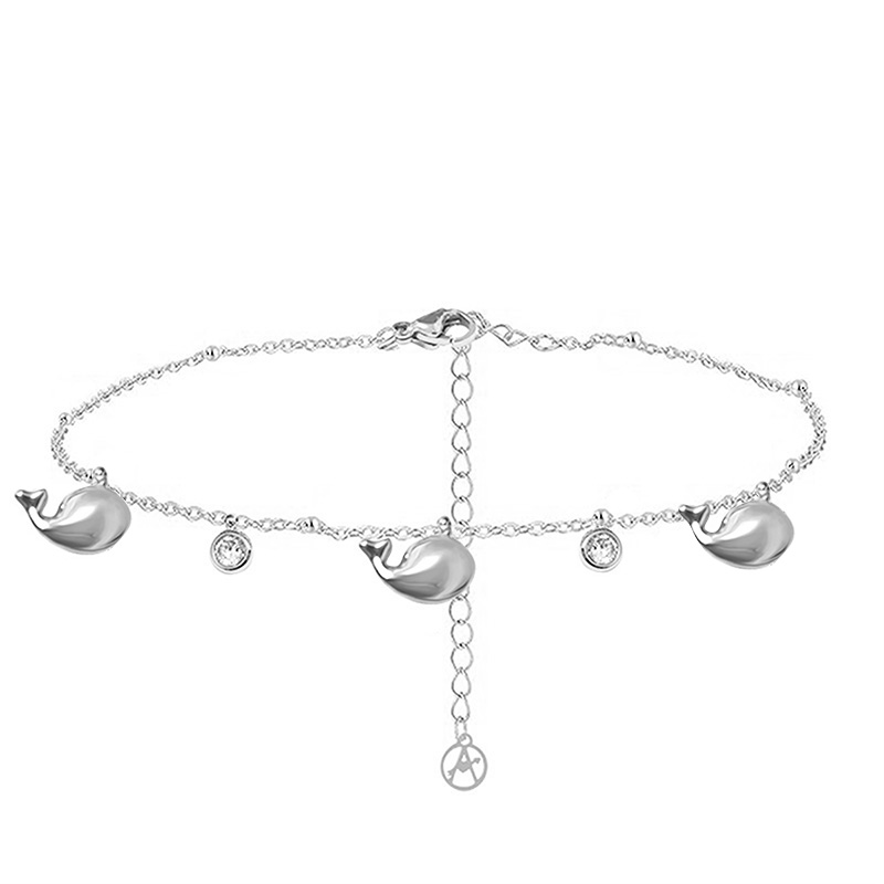 BRACCIALE CON PENDENTI MARINI IN ZIRCONE - YC25624B345/48/54 BRACCIALE CON PENDENTI MARINI IN ZIRCONE - YC25624B345/48/54