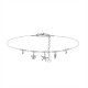 BRACCIALE STELLA MARINA CON PICCOLE SFERE E CHARMS - YC2588B137