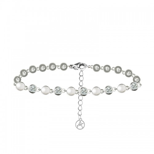 LIGHT POINTS BRACELET WITH ALTERNATING ZIRCON - YC2588B274