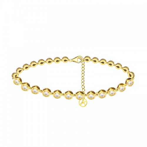 BRACCIALE PUNTI LUCE CON ZIRCONE - YC2588B278