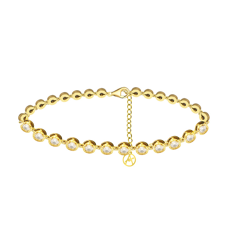BRACCIALE PUNTI LUCE CON ZIRCONE - YC2588B278