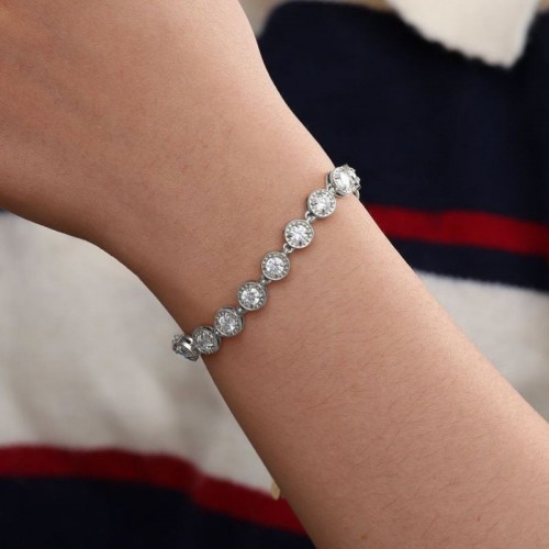 BRACCIALE PUNTI LUCE CON ZIRCONE - YC2588B278