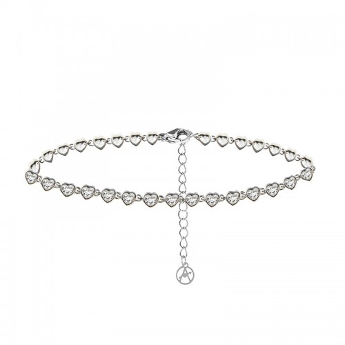BRACCIALE CUORI CON ZIRCONE - YC2588B282
