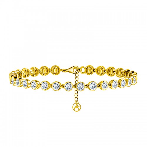 BRACCIALE PUNTI LUCE CON ZIRCONE - YC2588B284