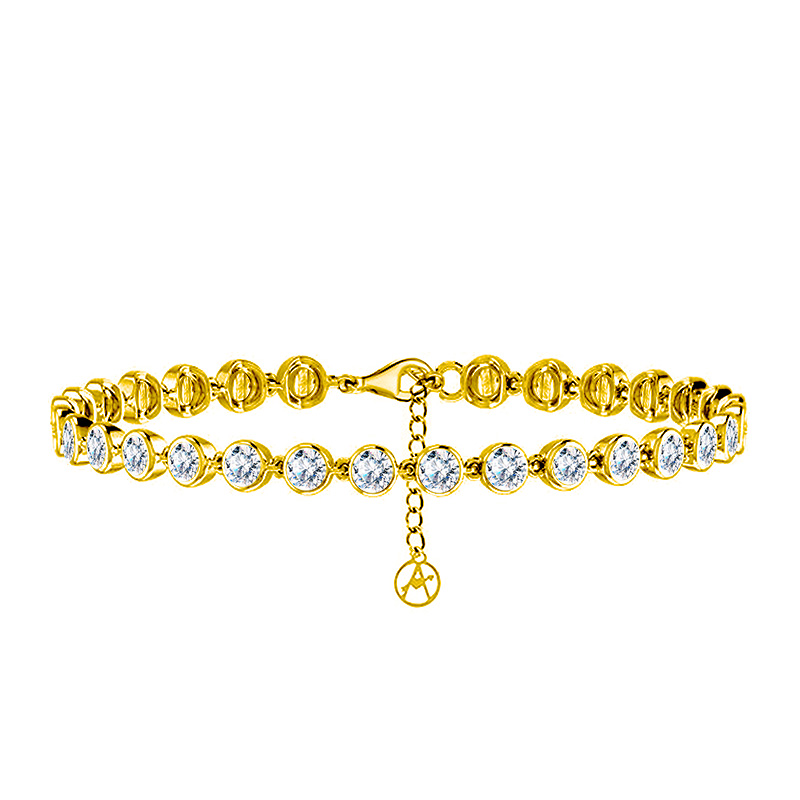 BRACCIALE PUNTI LUCE CON ZIRCONE - YC2588B284