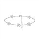 BRACCIALE 5 FIORI IN ZIRCONE - YC2588B288