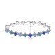 BRACCIALE A QUADRIFOGLI CON STRASS COLORATI - YC2588C232
