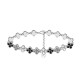 BRACCIALE A QUADRIFOGLI CON STRASS COLORATI - YC2588C232