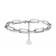 BRACCIALE MAGLIA RETTANGOLARE CON ZIRCONI - YC26112C907